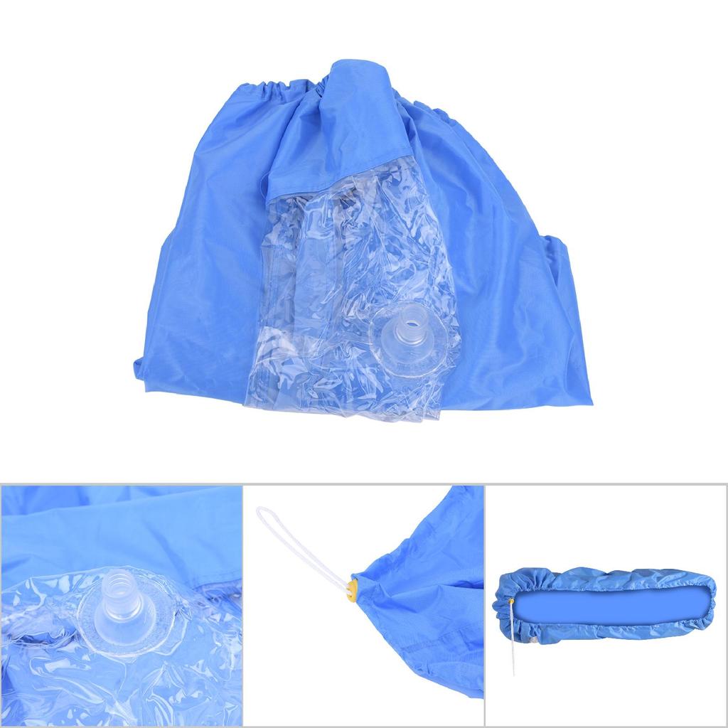 Air Conditioner Cleaning Dust Washing Cover Waterproof Protector Blue Color M