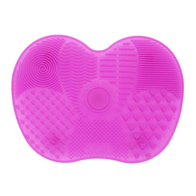 1pc Silicone Makeup Brush Cleaner Pad Make Up Washing Brush Gel Cleaning Mat Foundation Makeup Brush Scrubber Board Tool