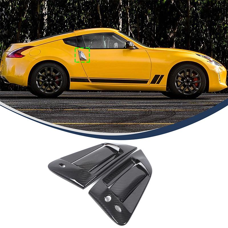 For Nissan 370Z Z34 2009-2020 Real Carbon Fiber Car center console panel cover sticker car decoration modification accessories