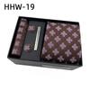 Paisley Men'S Tie Square Cuff Tie Clip Gift Box Set Business Casual Tie Black Gift Box
