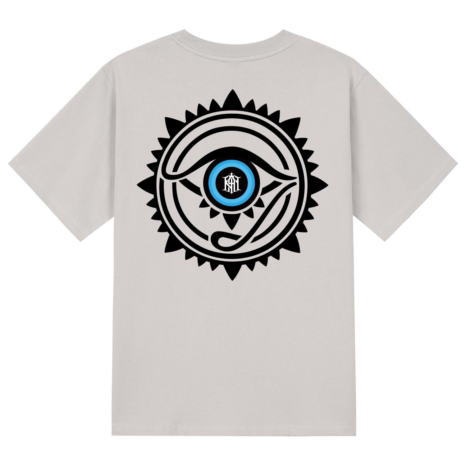 Khan 6312 Ktc0100 Eye Of Horus Short Sleeve T-Shirt - Beige Beige/Xl