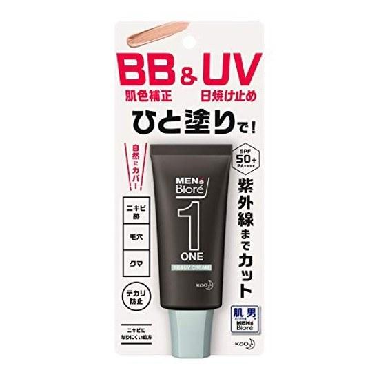 Mens Biore ONE BB UV Cream SPF50+/PA++++ 30 Grams Beige