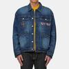 Evisu Ss21 Buddha Head And Origin Object Embroidered Denim Jacket Men Jacket Denim-Blue 2ESHTM1DJ717LF
