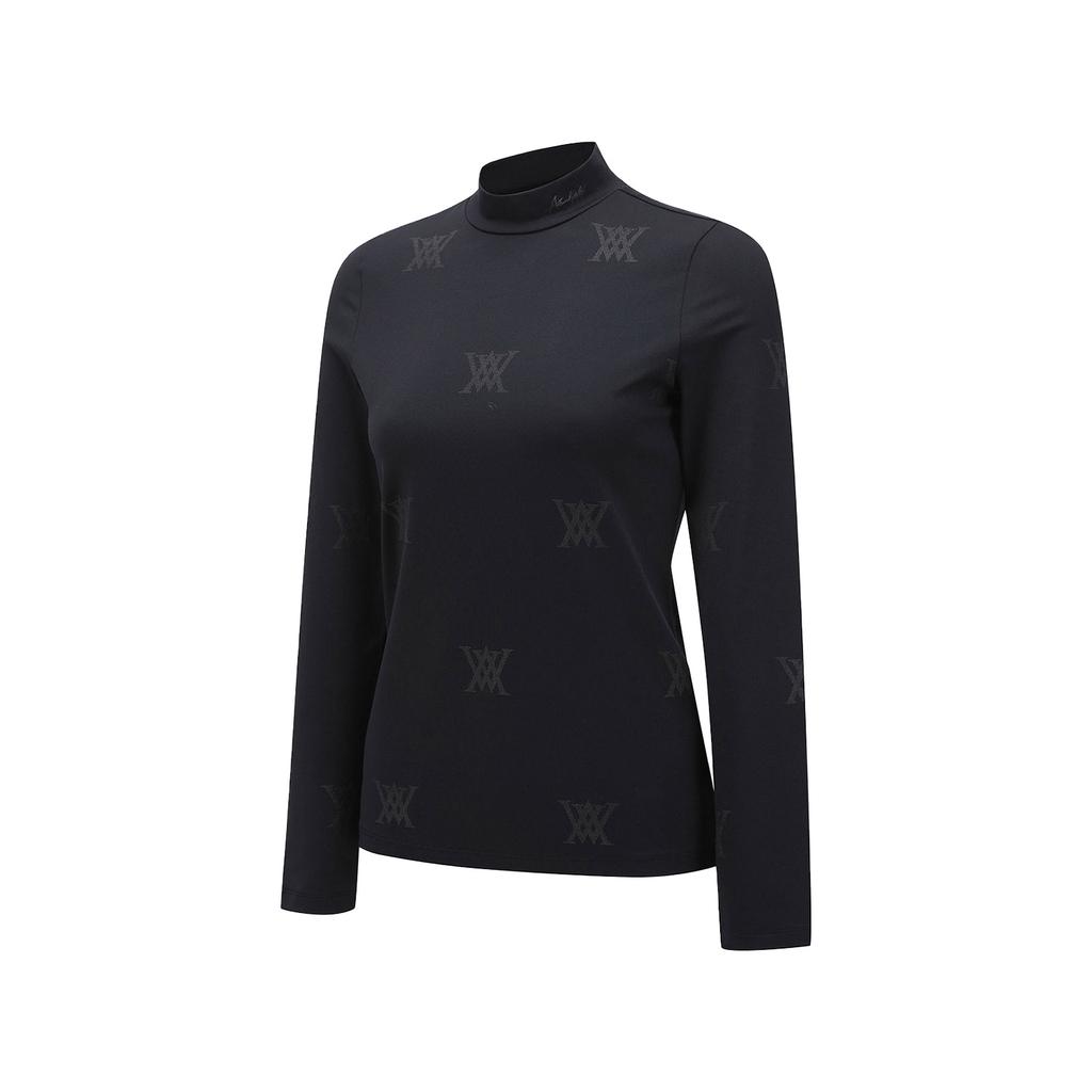 ANEW GOLF W Monogram Logo Baselayer_Bk