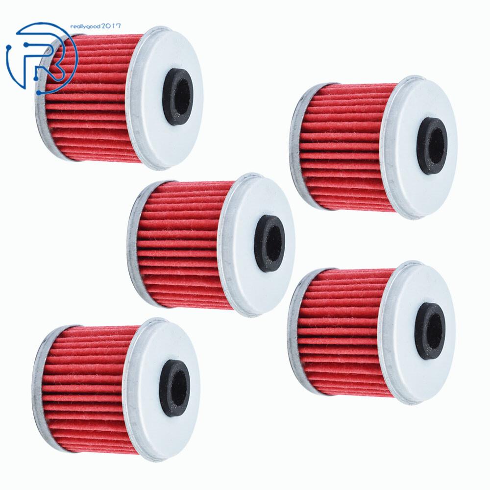 For Honda TRX450R TRX450ER TRX 450R 2004 2005 2006 2007 2008 2009 5× Oil Filter