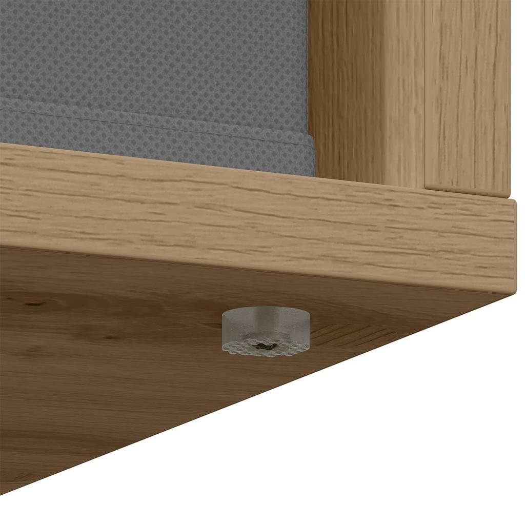 Sideboard with Drawers Artisan Oak Finish 30.5 x 27 x 84.5 cm