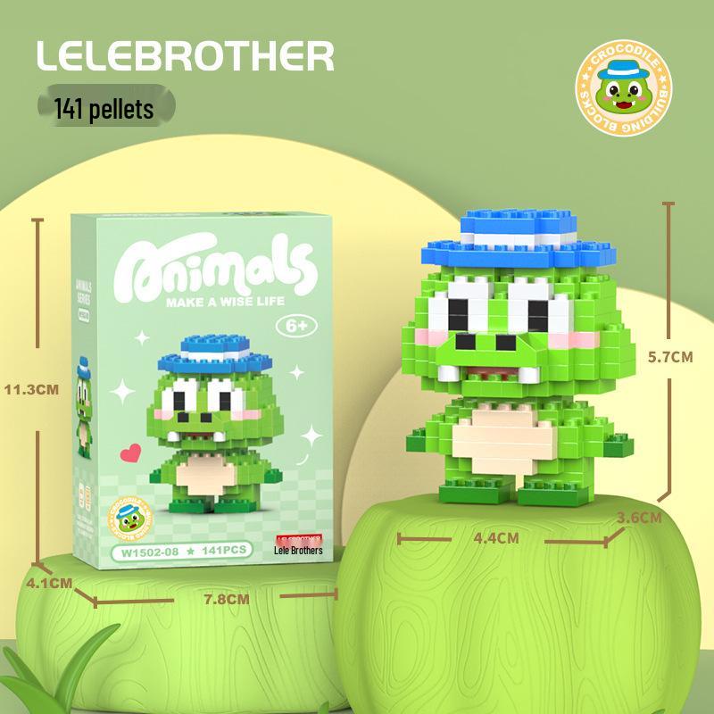 Cartoon-Figur Stern Dai Lu Kompatible Mikro-Partikel Bausteine Lernspielzeug