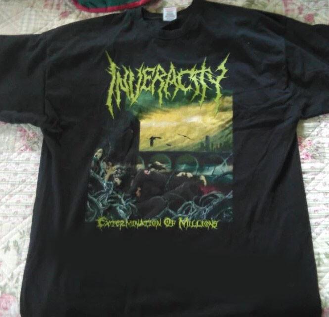 SALE Inveracity extermination classic shirt rock band shirt gift for fan Unisex T-Shirt XXL