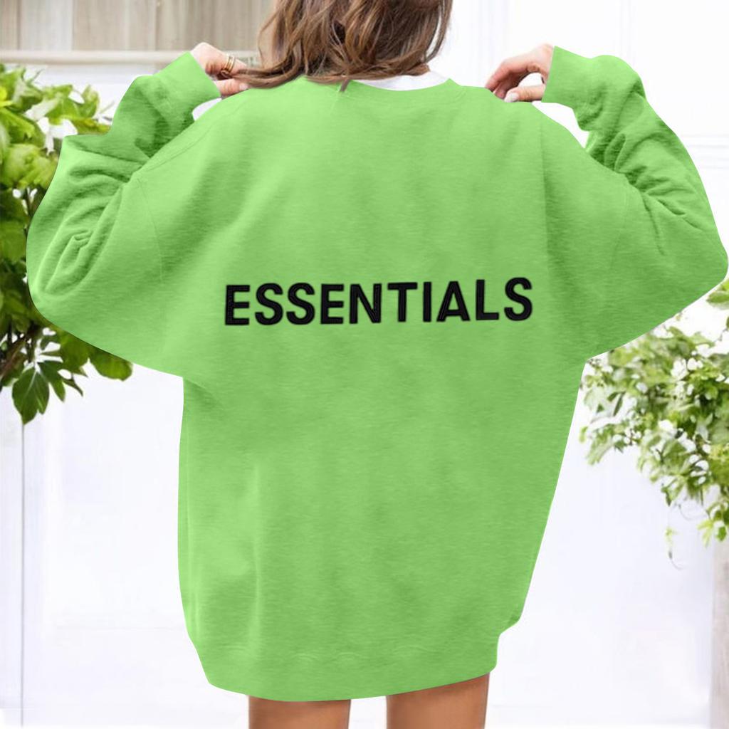 Sudadera con Capucha Casual de Manga Larga Holgada con Estampado Unisex y Cuello Redondo