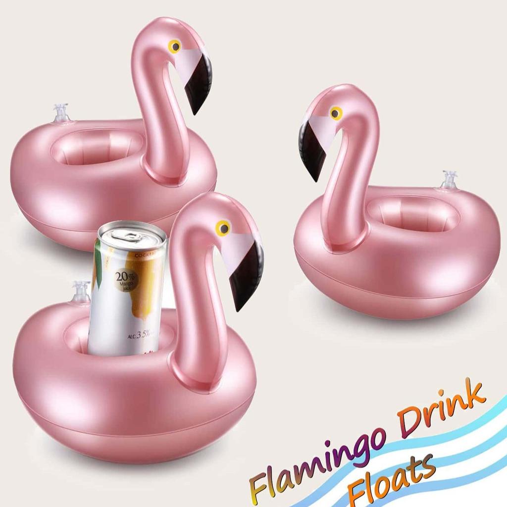 1 Stück-Aufblasbarer Getränkehalter Einhorn Flamingo Getränkehalter Schwimmbecken Schwimmkörper Badebecken Spielzeug Party Dekoration Bar Untersetzer St Praktischer Nutzen