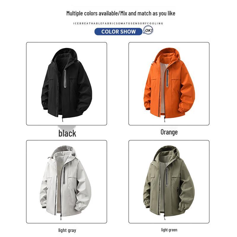 VUUG Men's Windproof Hooded Jacket
