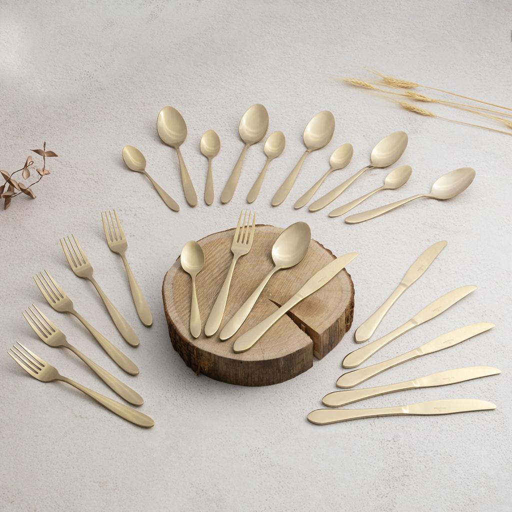 24-Piece Cutlery Berlinger Haus Bh-3079 Satin Champagne