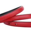 Leather Belt Women'S Fashion Decorative Coat Dress Trendy Fashion Black Thin Belt Hair