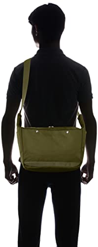 Anello ANYTIME ATS0982 Shoulder Bag, A4 Size, Water-Repellent, Multi-Storage, Olive