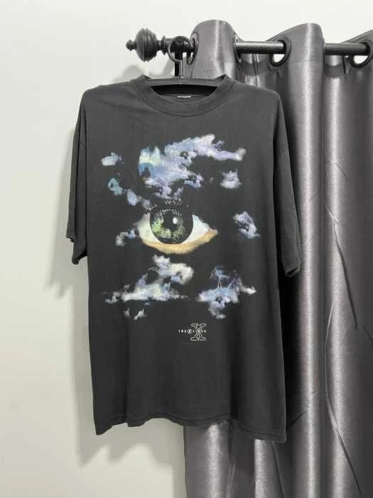 

94s Rare The X-Files Logo black T shirt Unisex gift tee Men Women Unisex T-Shirt XXXXL