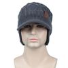Thickened Winter Hat Warm Windproof Ski Beanie Hat Casual Knitted Hat  Birthday Gift