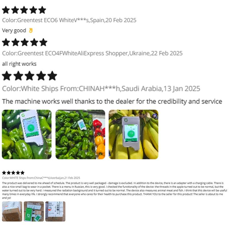 Food Safety Detector Fruit Vegetable Meat Nitrate Tester Environment Radiation Water Quality Testing Health Care Capacitive Touchscreen Tester Home