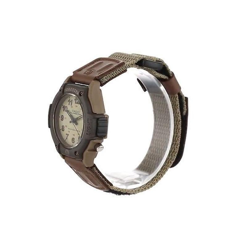 Casio YOUTH Series-Disc Three Needles Forester Retro Fashion Classic Pointer Series Date Display Waterproof Quartz Movement Nylon Strap FT500WC-5BV