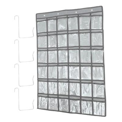 Easy To Install Over Door Hanging Tool Organizer with 36 Pockets Garage Accessories Storage Bag Classroom Pocket Chart