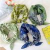 55 Cashew Cotton Linen Versatile Square Scarf - Women's Lightweight Summer/Autumn Accessory