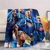Napoli Football Team,pattern Flannel Blanket, High quality Comfortable for All Seasons, Home Decor, Warmth and Comfort, Perfect for Gifts.