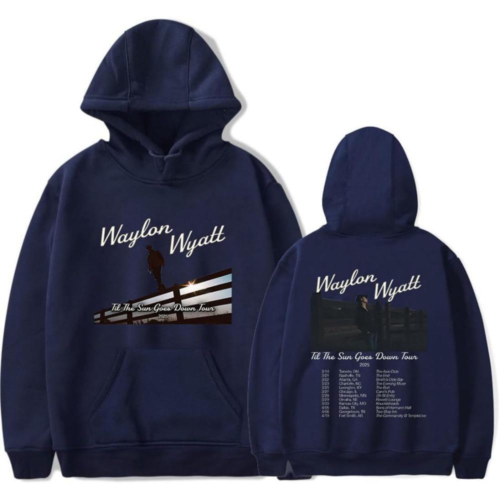 

Waylon Wyatt Til The Sun Goes Down 2025 Tour Merch Hoodie Women Men Long Sleeve Sweatshirt Fashion Pullover Clothes S