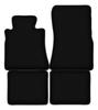 BASIC Black Velour Floor Mats For: Mercedes SD W126 Sedan (1979-1991)