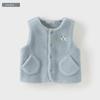 David Bella Kidsren's Vest 2026 Winter New Style Boys' Stylish Baby Vest Cardigan Girls' Plush Vest