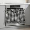 Charm Hand Stitched Oven Cover Curtain With Hide Feature For Farmhouse Kitchens