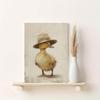An antique duck canvas art print - Classic decorative art decorating farm animal walls, frameless ink painting, suitable for hom