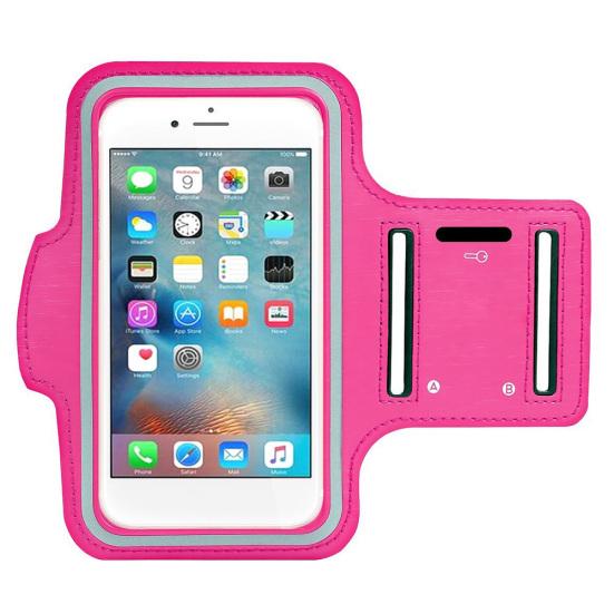 Arm Bag Waterproof Elastic PVC Touch Sensitive Cell Phone Armband for Outdoor