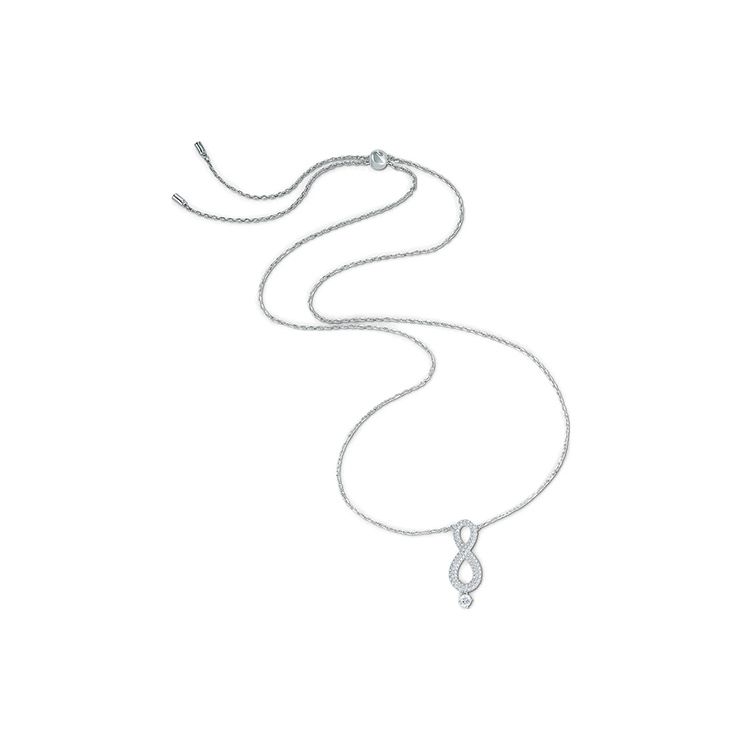 Swarovski Collana Y Serie Amore Eterno Infinito Donna collana Bianca 5537966