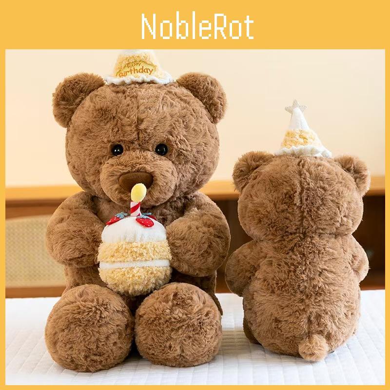 Cartoon Teddy Bear Animal Stuffed Plush Toy Red Plaid Children Gifts Birthday