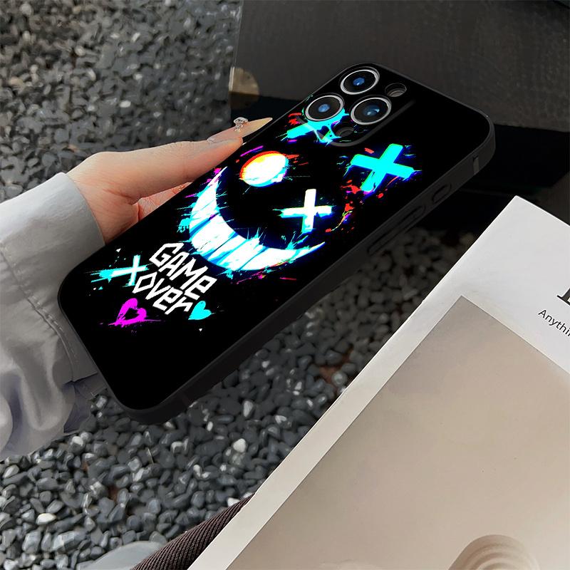 Phone Case Cover with  Game Over Design Compatible with Iphone Models