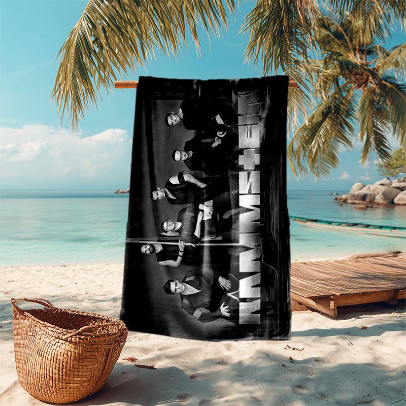 Till Lindemann, Lead Singer of the German Heavy Metal Rock Band Rammstein, Outdoor Camping Vacation Swimming Beach Scarf Decorative Blanket F10
