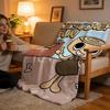 Throw High-Density Short Plush Blanket For Sofa Nap Air-Conditioned Room Soft Skin-Friendly D-DandyS Worlds