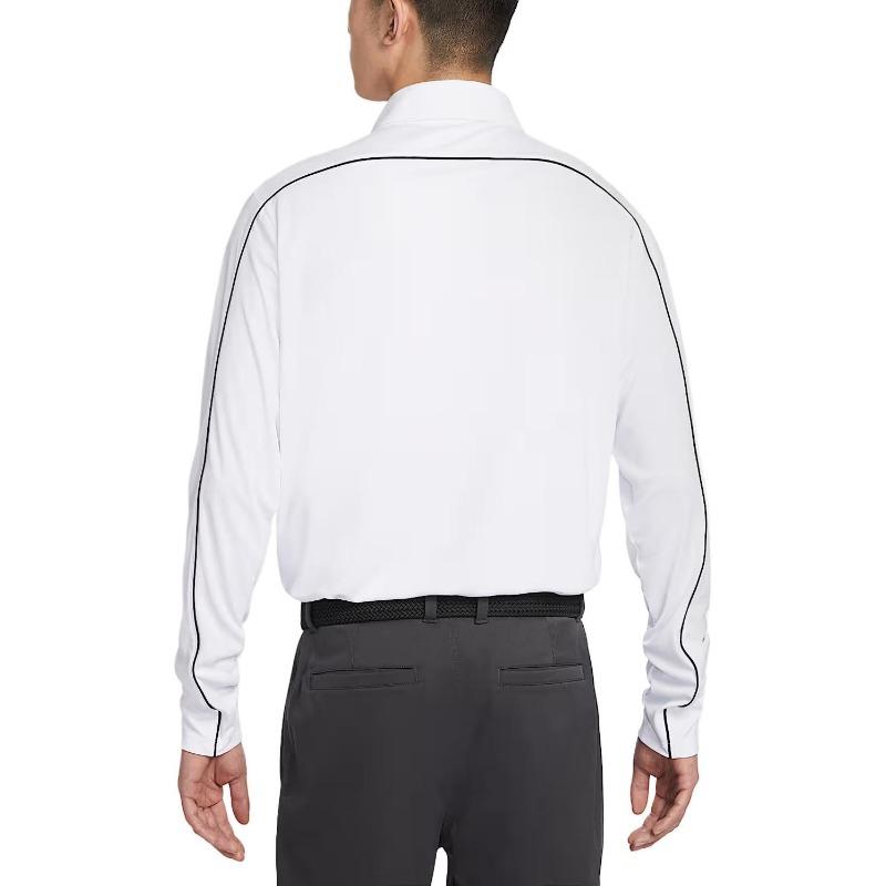 Nike Dri-Fit Quick-Drying Warm Sweat-Absorbing Solid Color Pullover Golf Shirt Men Tops IB0232-100