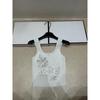 Trendy High-Quality Knitted Bead Camisole Vest - Slim-Fit, Versatile, and Heavy-Duty.
