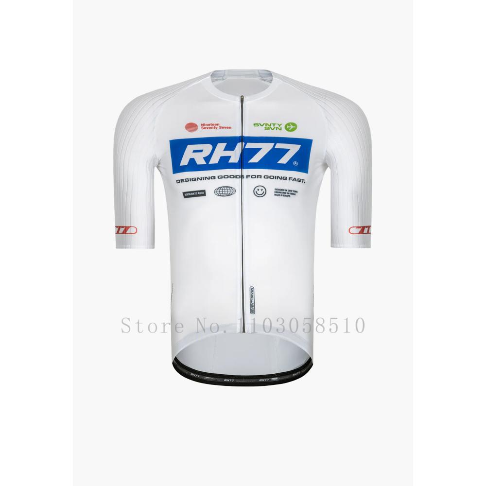 Летняя велофутболка Pro Team RH77 Мужская Дышащая Быстросохнущая Велосипедная одежда Велосипед Горный Maillot Ropa Ciclismo Высокое Качество S