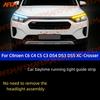 Daytime Running Light For C6 C4 C5 C3 DS4 DS3 DS5 XC-Crosser Guide Strip Auto LED Daytime Running Light