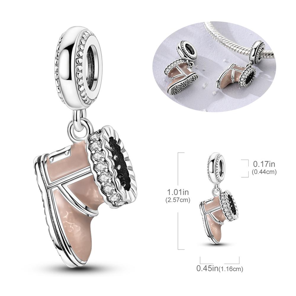 Copper Winter Snowman Penguin Snowflake Charms Beads Fit Original Bracelet For Women Jewelry Making