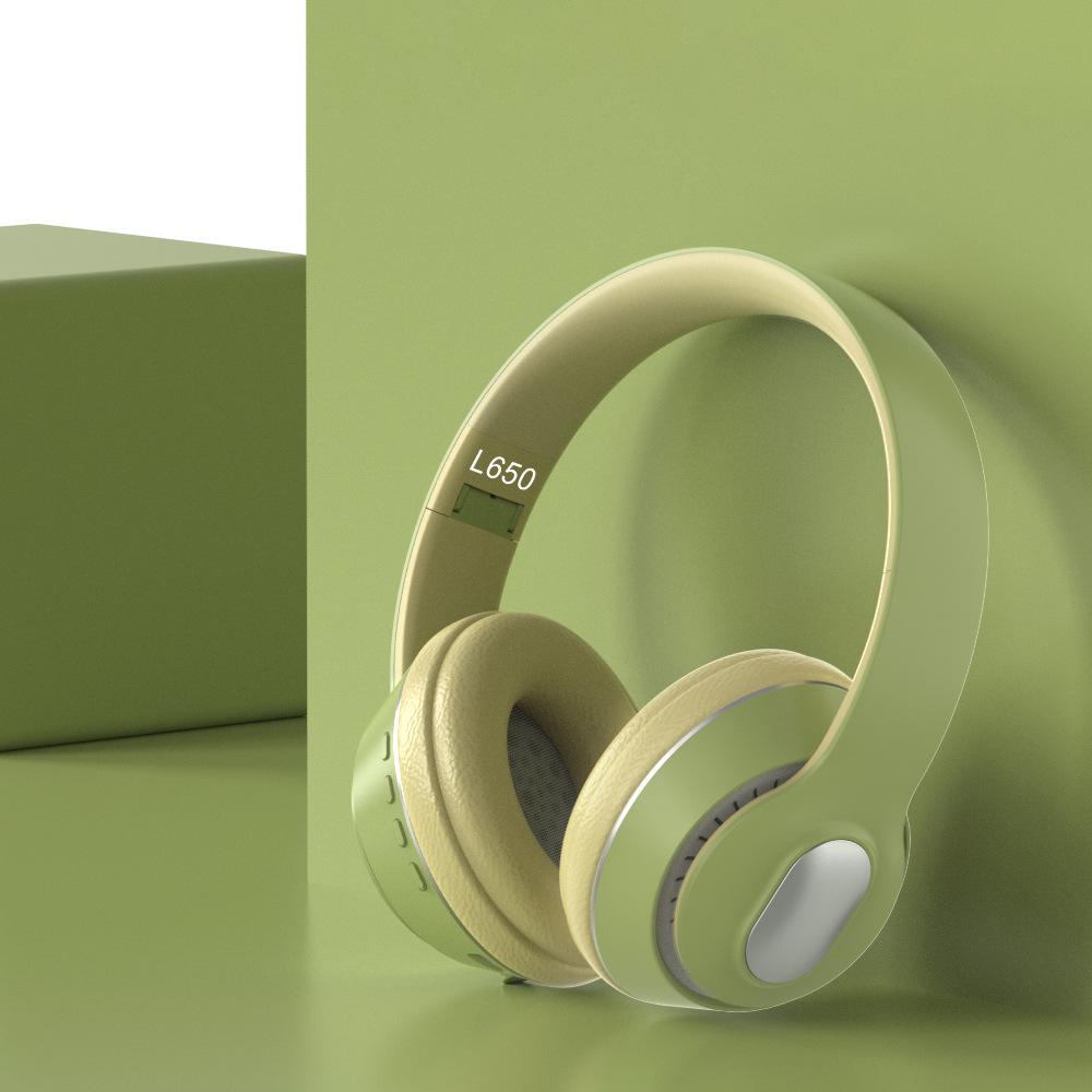 Bluetooth Headband Headset: Wireless Stereo, Noise-Canceling, Card Slot, Universal for Phones & Computers