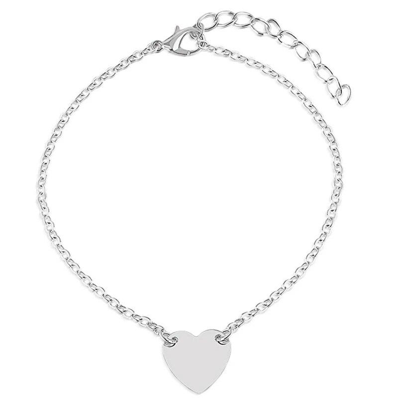 Tobillera con forma de corazón y estrella estilo bohemio para mujer, varios modelos, cadena para el pie multicapa, pulsera de tobillo con forma de hoja para mujer, accesorios de playa, novedad de 2021