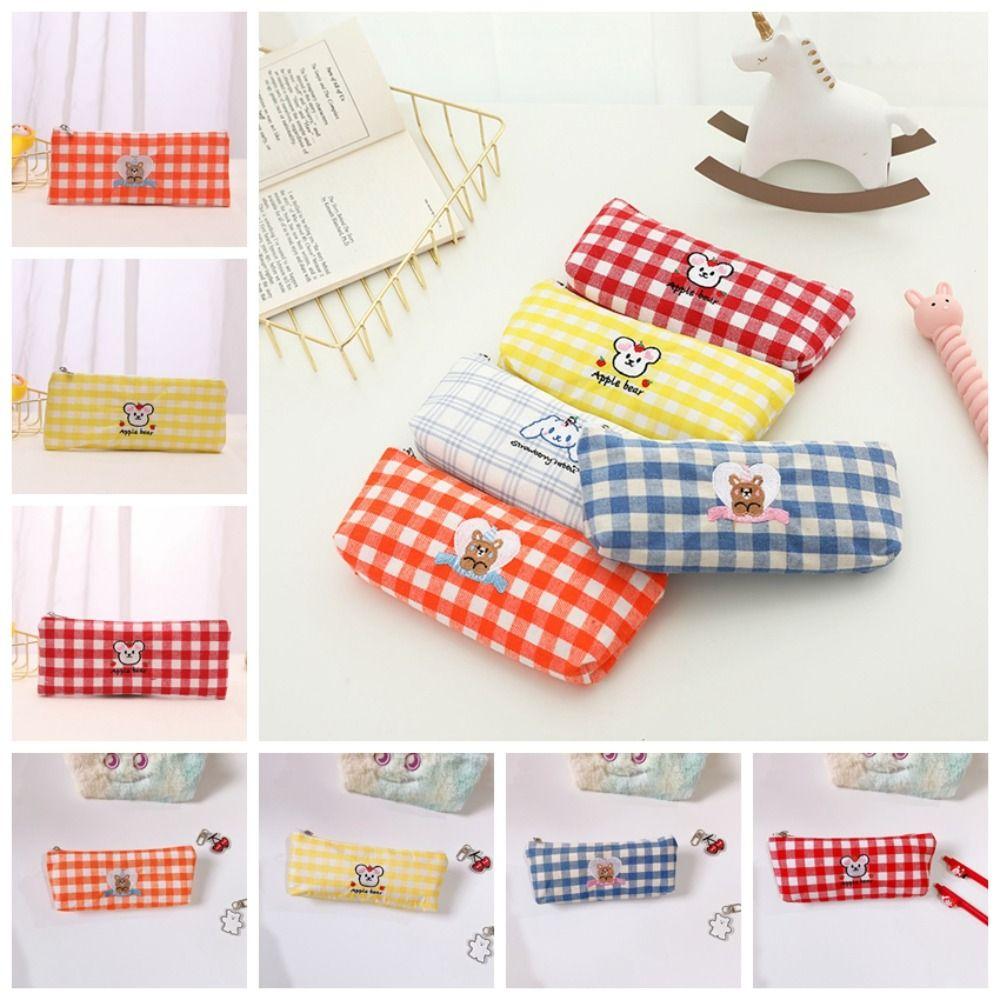 

Cute Cartoon Embroidery Pen Bag Korean Ins Stationery Storage Pouch JuniorHigh School Students style 8