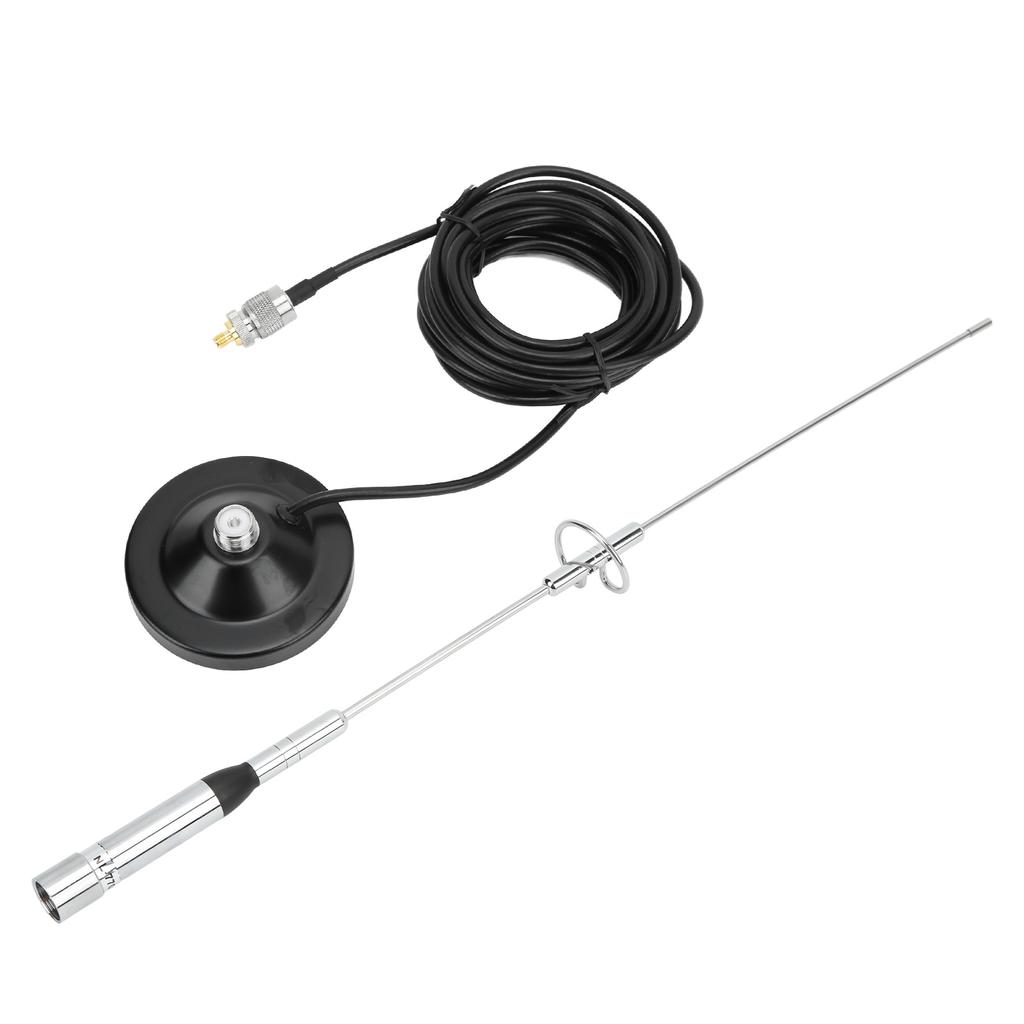 Antena samochodowa VHF UHF Sucker z 5-metrowym kablem SMA żeński zestaw adapterów Wodoodporny Plug and Play