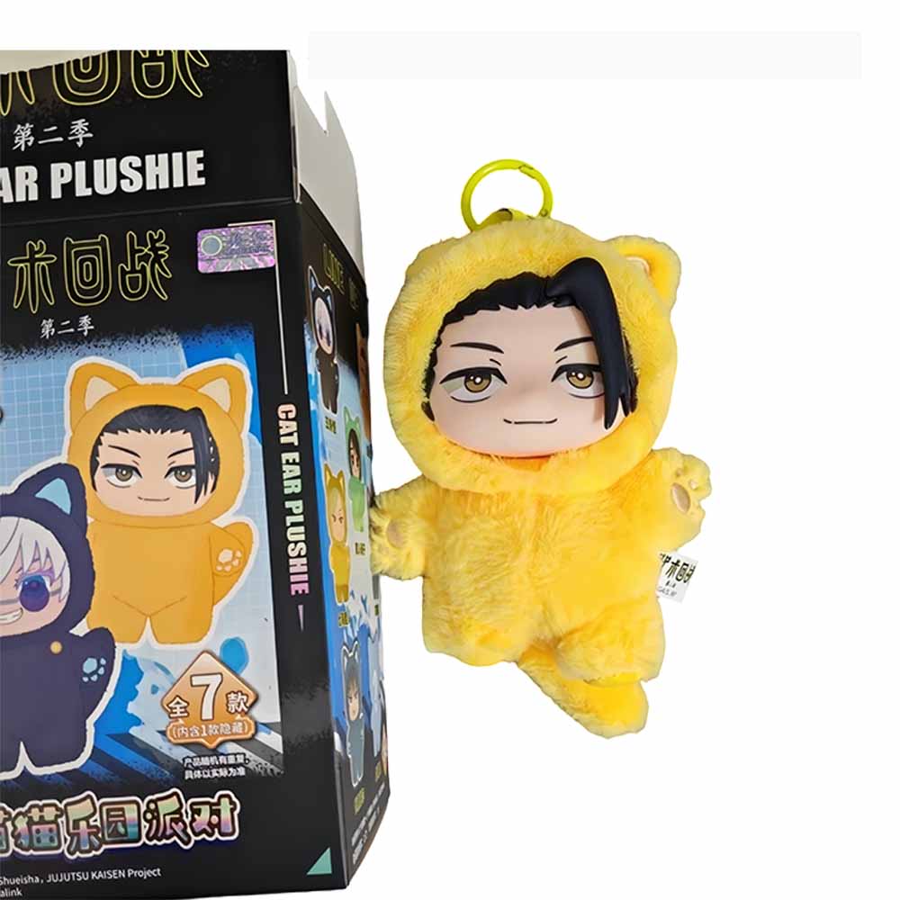 

Adorable Plush Doll Jujutsu Kaisen Battle V2 Cat Paradise Celebration Anime Peripheral Gentle Stuffed Collection Home Decor Toy Present Children