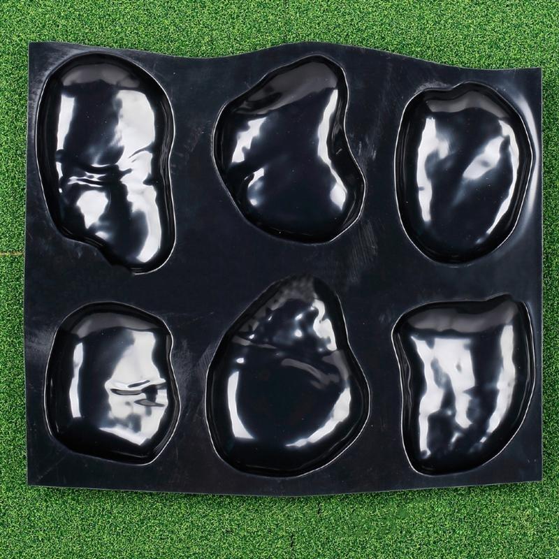 Rock Brick Concrete Mold Step Stones Plaster Cobblestones Mould Garden Decor DIY