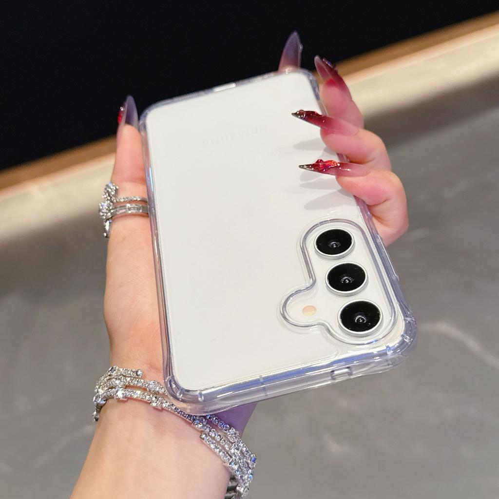 Samsung S25Ultra Handyhülle Acryl S25edge Candy Persönlichkeit Kreativ A56A55 Transparent Schutzhülle