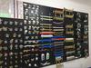 Chi Tu Tools Wall-Mounted Pegboard Rack - Square Hole Storage Organizer with Hooks