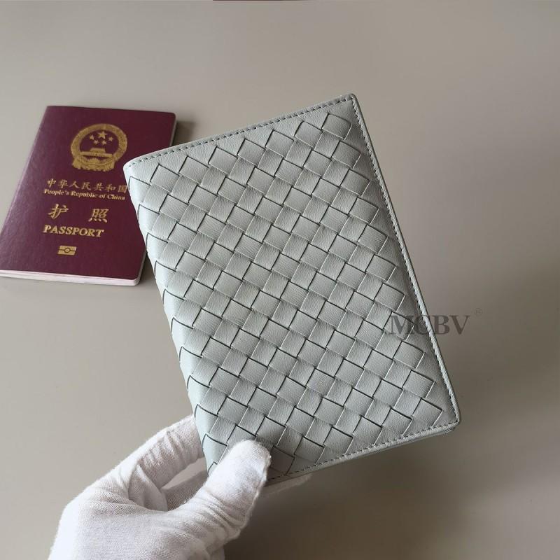 Genuine Leather Handwoven Passport Holder Card